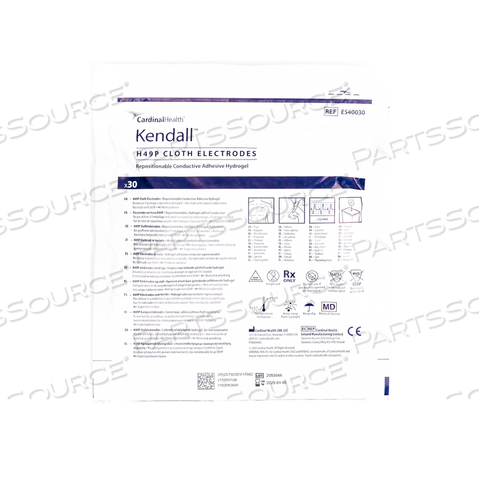 ELECTRODE H49P SOLID GEL by Cardinal Health 200, LLC
