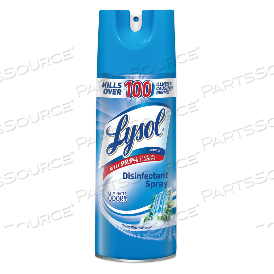 DISINFECTANT SPRAY, SPRING WATERFALL SCENT, 12.5 OZ AEROSOL SPRAY by Lysol