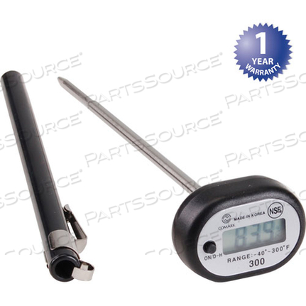 THERMOMETER, DIG POCKET, 300MAX by Comark Instruments (Fluke)