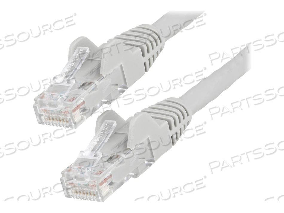 20FT (6M) LSZH CAT6 ETHERNET CABLE, 10 GIGABIT SNAGLESS RJ45 100W POE PATCH CORD, CAT 6 10GBE UTP NETWORK CABLE W/STRAIN RELIEF, GRAY/FLUKE  by StarTech.com Ltd.