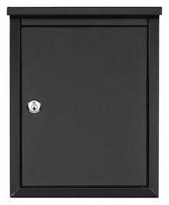 MAILBOX 1 DOOR BLACK 13-15/64 H by Architectural Mailboxes