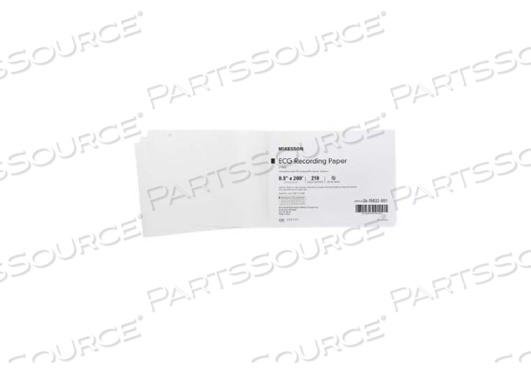 ECG RECORDING PAPER (218 PER PKG) by McKesson
