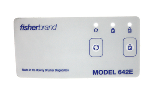REPLACEMENT FRONT PANEL LABEL FOR CENTRIFUGE MODEL 642E by Drucker Diagnostics, Inc. (formerly QBC Diagnostics)