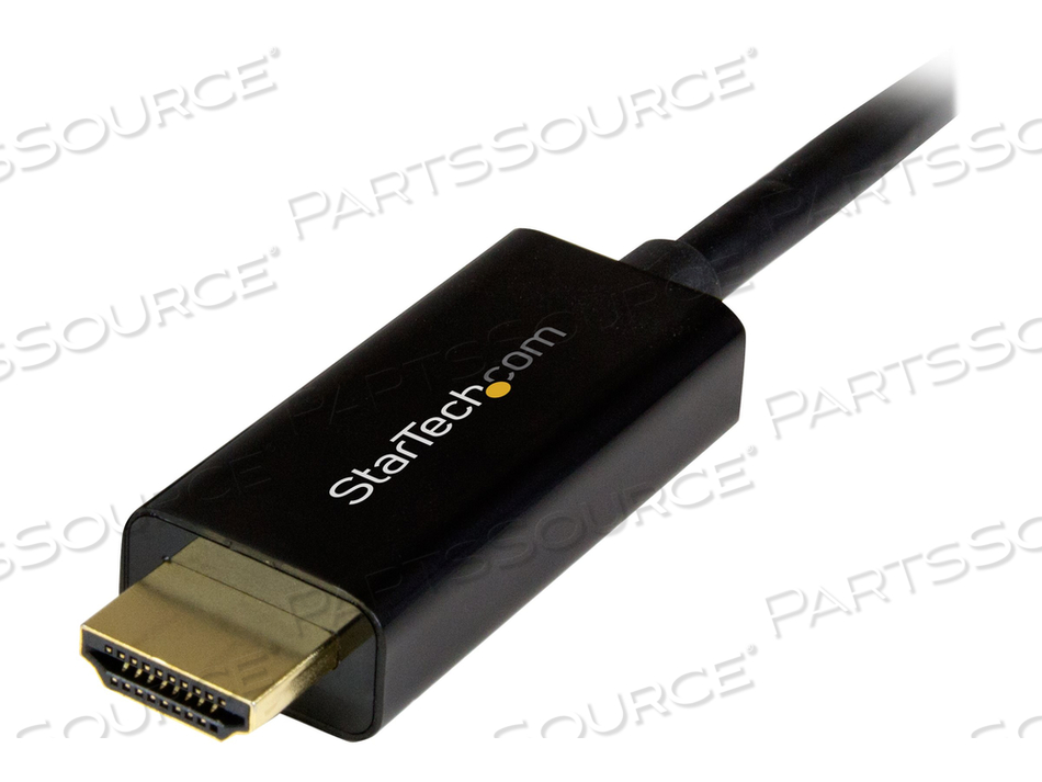 6.6FT/2M PASSIVE DISPLAYPORT TO HDMI CABLE CONVERTER - 4K 30HZ/1080P/7.1 AUDIO/H by StarTech.com Ltd. 6.6FT/2M PASSIVE DISPLAYPORT TO HDMI CABLE CONVERTER - 4K 30HZ/1080P/7.1 AUDIO/H by StarTech.com Ltd.