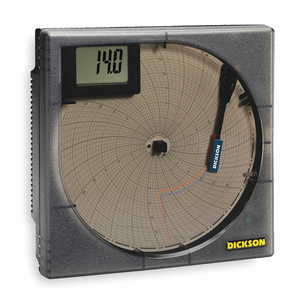 CHART RECORDER, 8" UNIVERSAL ELECTRONIC 0-20MA, 4-20 MA, 0-5VDC, 1-5VDC by Dickson