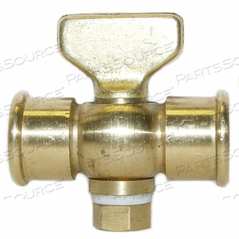 1/4" NPT BRASS SHUT-OFF COCK GAUGE VALVE by PIC Gauges