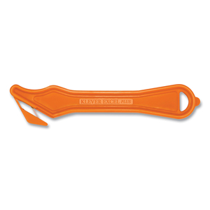 EXCEL PLUS SAFETY CUTTER, 7"  PLASTIC HANDLE, ORANGE, 10/BOX by Klever Kutter