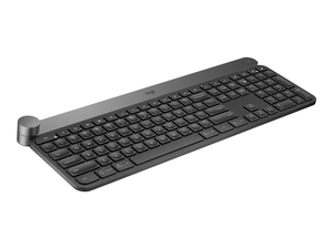 LOGITECH CRAFT ADVANCED WITH CREATIVE INPUT DIAL - KEYBOARD - BACKLIT - BLUETOOTH, 2.4 GHZ by Logitech LOGITECH CRAFT ADVANCED WITH CREATIVE INPUT DIAL - KEYBOARD - BACKLIT - BLUETOOTH, 2.4 GHZ by Logitech