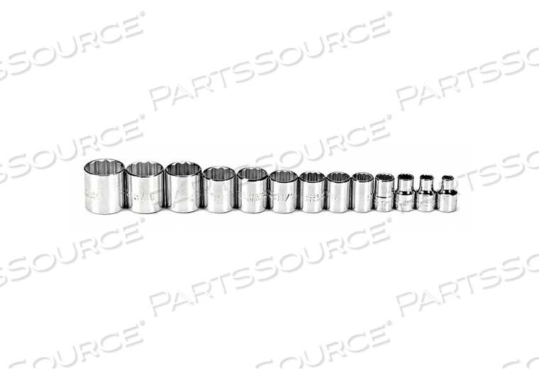 SOCKET SET SAE 3/8 IN DR 13 PC by Proto SOCKET SET SAE 3/8 IN DR 13 PC by Proto