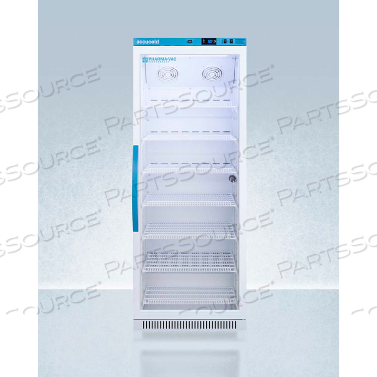 ACCUCOLD PHARMA-VAC PERFORMANCE SERIES UPRIGHT VACCINE REFRIGERATOR, GLASS DOOR, 12 CU.FT. by Summit Appliance (Div. of Felix Storch, Inc.) ACCUCOLD PHARMA-VAC PERFORMANCE SERIES UPRIGHT VACCINE REFRIGERATOR, GLASS DOOR, 12 CU.FT. by Summit Appliance (Div. of Felix Storch, Inc.)