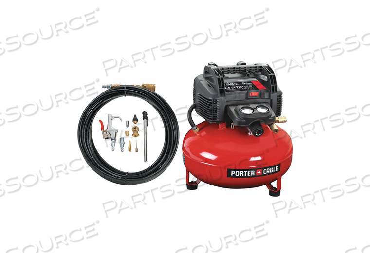 PORTABLE AIR COMPRESSOR 6 GAL PANCAKE by Porter Cable PORTABLE AIR COMPRESSOR 6 GAL PANCAKE by Porter Cable