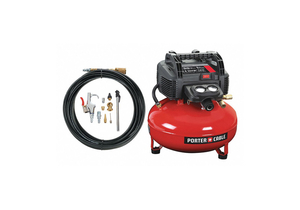 PORTABLE AIR COMPRESSOR 6 GAL PANCAKE by Porter Cable PORTABLE AIR COMPRESSOR 6 GAL PANCAKE by Porter Cable