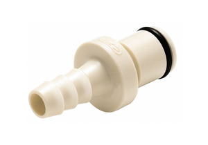 1/4 HOSE BARB NON-VALVED IN-LINE POLYPROPYLENE COUPLING INSERT by Colder Products Company