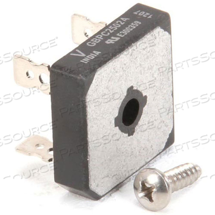 RECTIFIER,SINGLE PHASE BRIDGE,25A,200V by Nieco Corp.