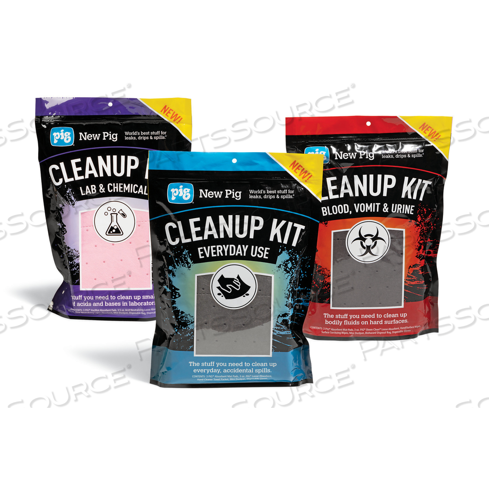 PIG CLEANUP KIT VARIETY PACK by New Pig Corporation
