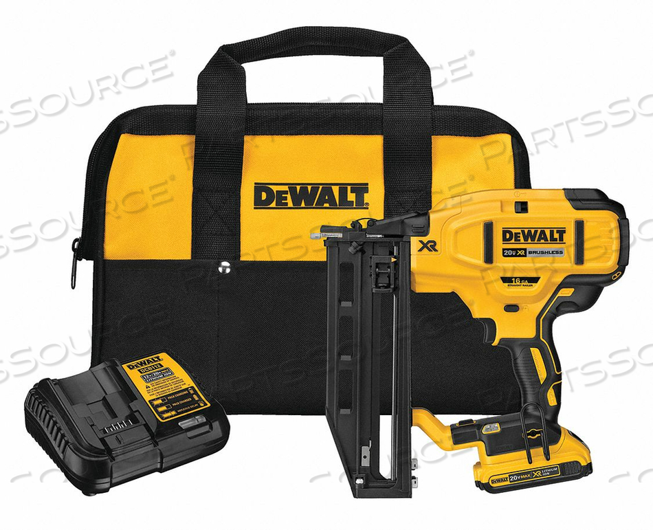 FINISH NAILER KIT 20.0V ROUND HEAD by DeWalt