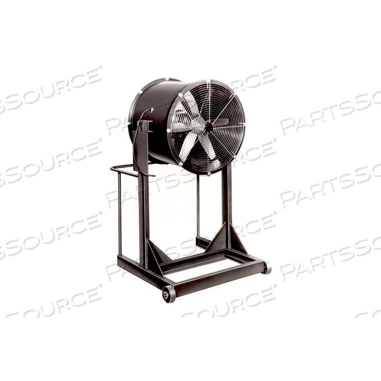 18" EXP ALUMINUM PROPELLER FAN WITH HIGH STAND 1/3 HP 3450 CFM 