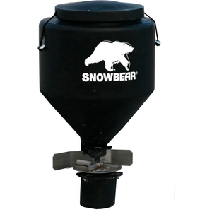 HITCH MOUNTED SALT SPREADER, 250 LBS. CAPACITY WITH WIRELESS REMOTE by Snowbear Plows Inc