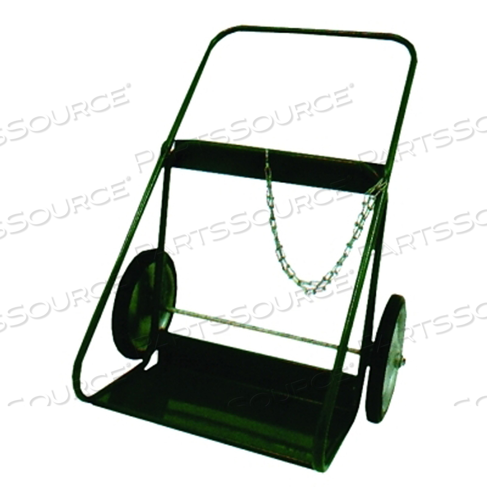 400 SERIES CART, HOLDS 9-1/2 IN TO 12-1/2 IN CYLINDERS, 14 IN SEMI-PNEUMATIC WHEELS by Saftcart