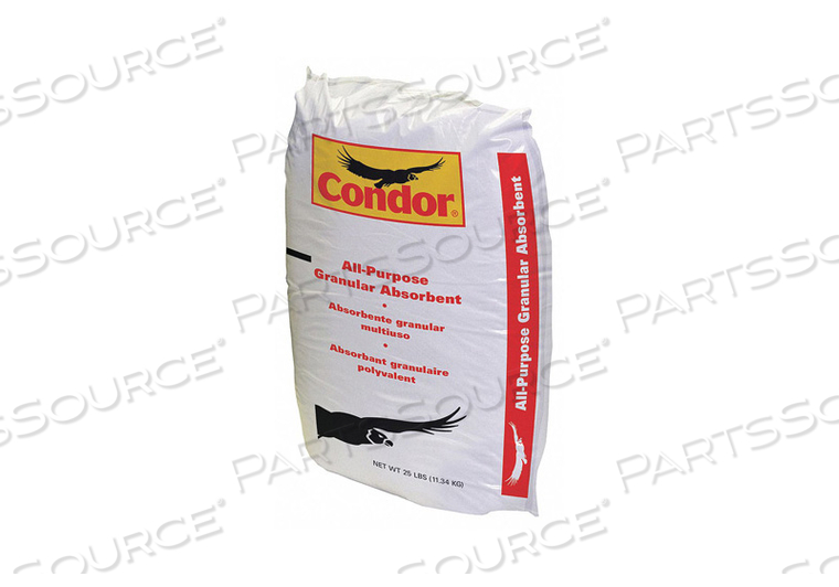 GRANULAR CLAY FLOOR ABSORBENT 25 LB. BAG by Condor GRANULAR CLAY FLOOR ABSORBENT 25 LB. BAG by Condor
