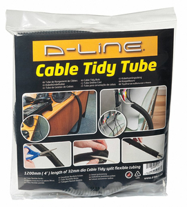 CORRUGATED SPLIT-LOOM TUBING BLACK by D-Line CORRUGATED SPLIT-LOOM TUBING BLACK by D-Line