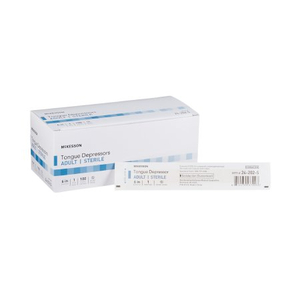 STERILE TONGUE DEPRESSOR, SENIOR (100 PER BOX) by McKesson STERILE TONGUE DEPRESSOR, SENIOR (100 PER BOX) by McKesson