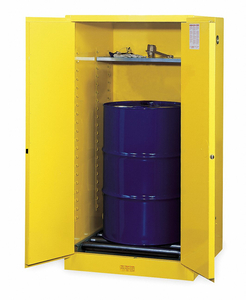 FLAMMABLE SAFETY CABINET 55 GAL. YELLOW by Justrite