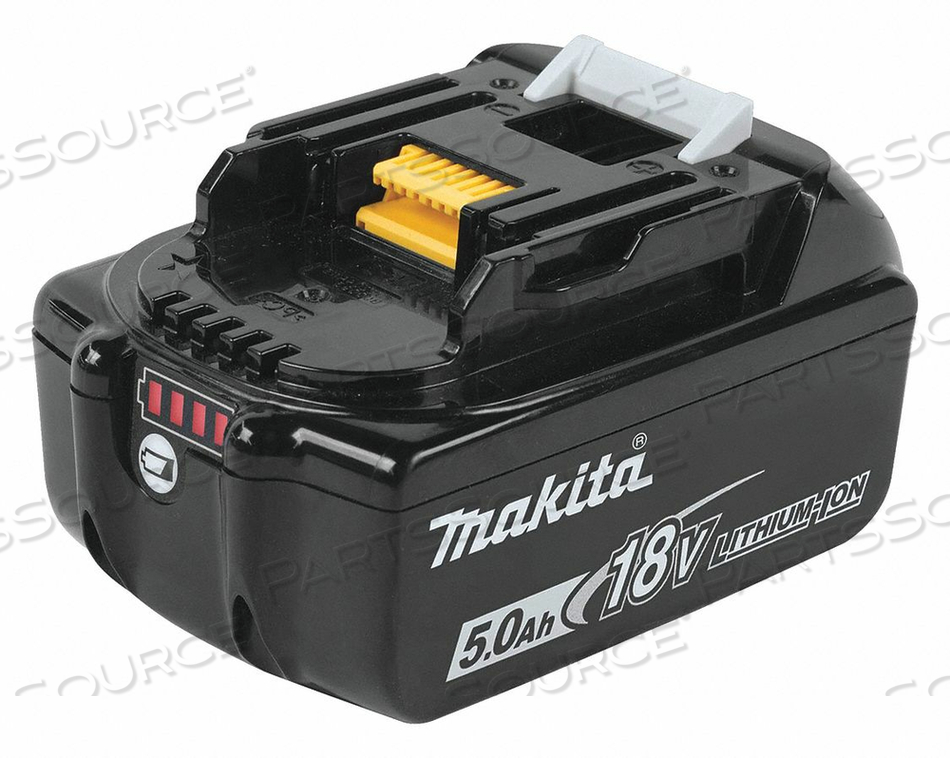 LXT POWER TOOL BATTERY, 5.0AH, LITHIUM-ION, 18V, 45 MIN CHARGE TIME by Makita