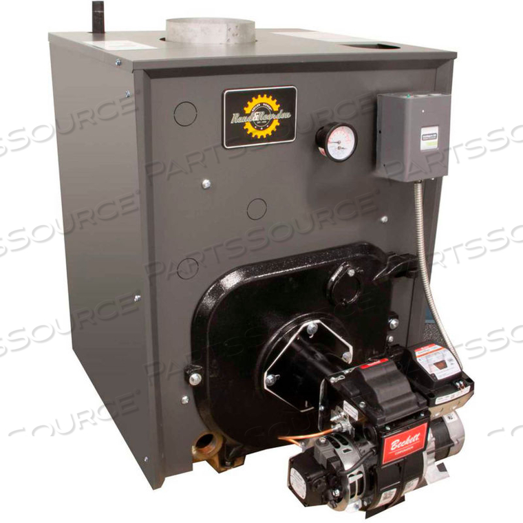 RAND & REARDON RRO SERIES OIL WATER BOILER 70,000 - 104,000 OUTPUT - 84% AFUE WITH COIL 