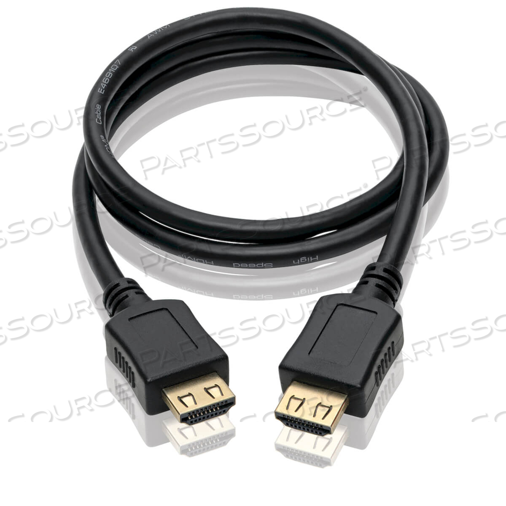 HIGH-SPEED BLACK HDMI CABLE - 3 FT by Tripp Lite