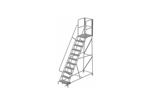 ROLLING LADDER STEEL 11 STEPS CAP.450LB. by Tri-Arc ROLLING LADDER STEEL 11 STEPS CAP.450LB. by Tri-Arc