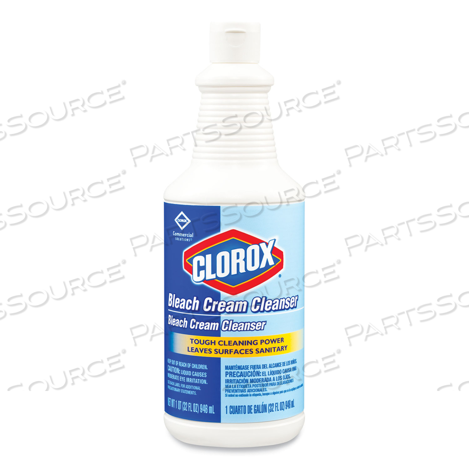 BLEACH CREAM CLEANSER, FRESH SCENT, 32 OZ BOTTLE, 8/CARTON by Clorox