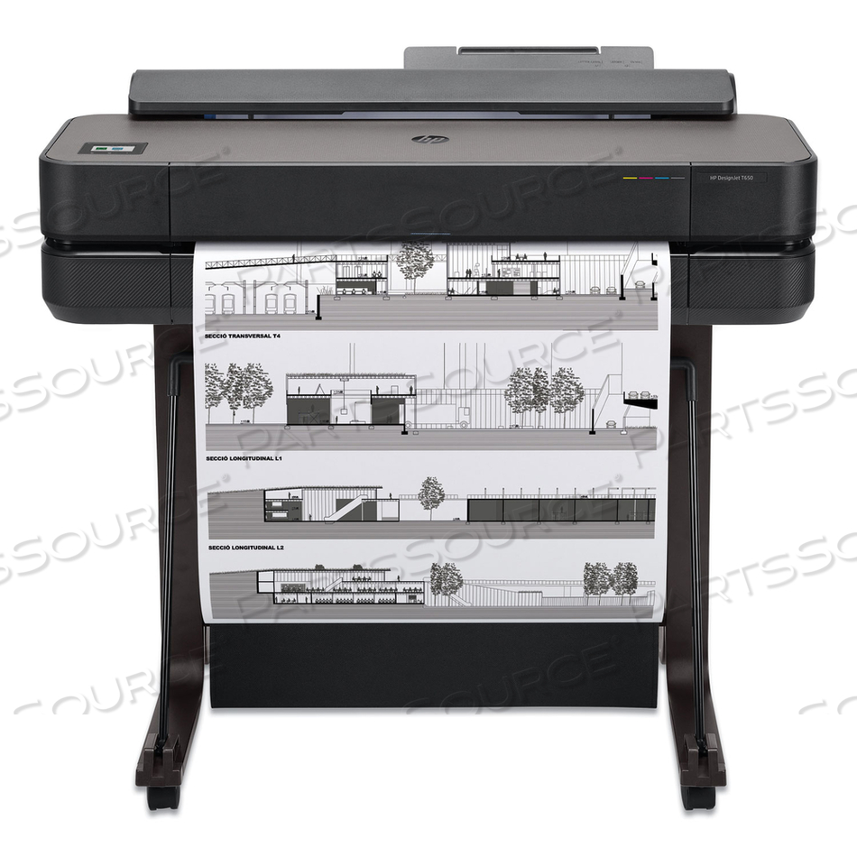 DESIGNJET T650 24" LARGE-FORMAT WIRELESS PLOTTER PRINTER 