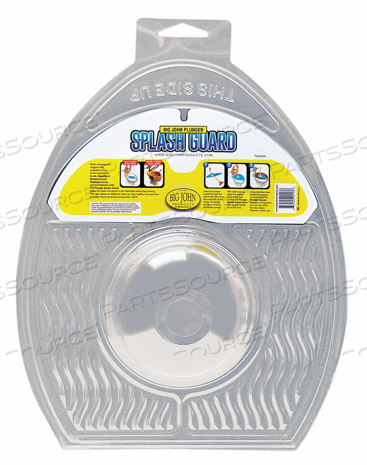 PLUNGER SPLASH GUARD UNIVERSAL FIT PK3 by Big John PLUNGER SPLASH GUARD UNIVERSAL FIT PK3 by Big John