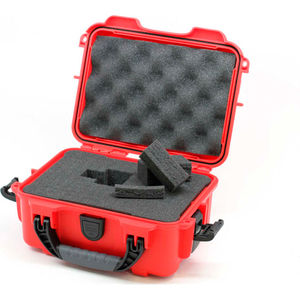 NANUK 904 CASE W/FOAM, 10.2"L X 7.9"W X 4.5"H, RED by Plasticase Inc.