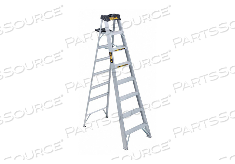 STEPLADDER ALUMINUM 8 FT H 300 LB CAP. by DeWalt
