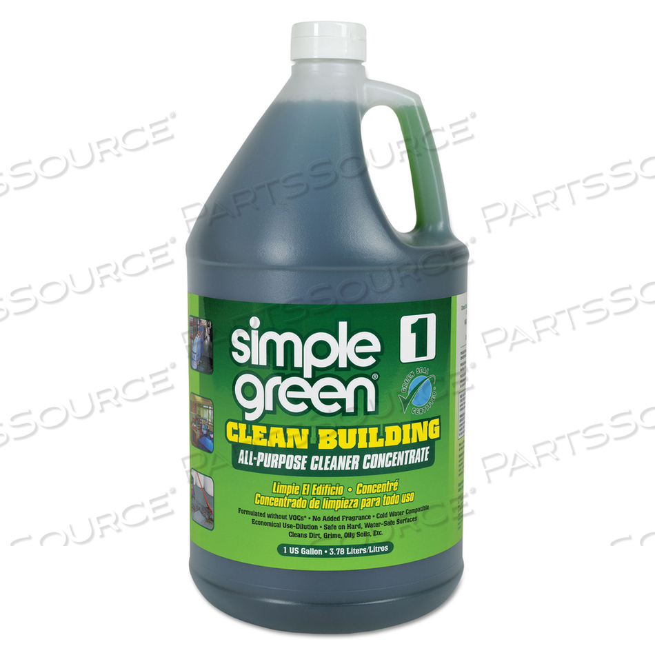 CLEAN BUILDING ALL-PURPOSE CLEANER CONCENTRATE, 1 GAL BOTTLE, by Simple Green