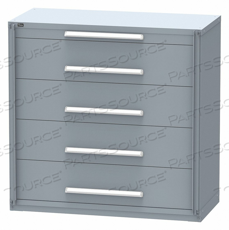 WEAPON STORAGE CABINET 5 DRAWERS GRAY by Stanley Vidmar
