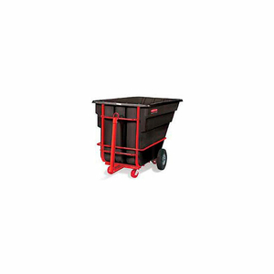 1026-41 1-1/2 CUBIC YARD TOWABLE PLASTIC TILT TRUCK by Rubbermaid Medical Division