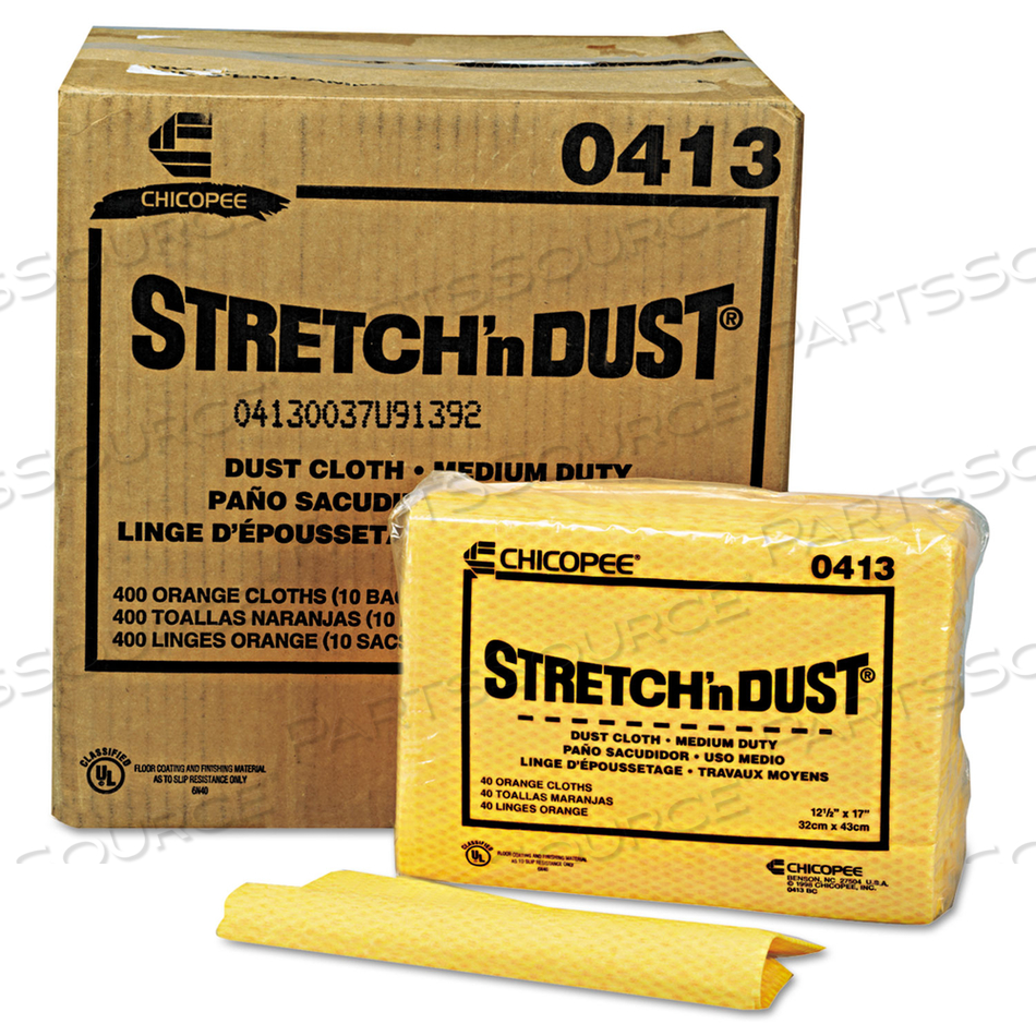 STRETCH 'N DUST CLOTHS, 12.6 X 17, YELLOW by Chix STRETCH 'N DUST CLOTHS, 12.6 X 17, YELLOW by Chix