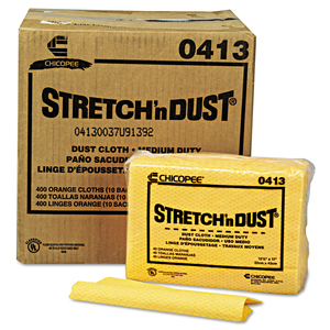 STRETCH 'N DUST CLOTHS, 12.6 X 17, YELLOW, 40/PACK, 10 PACKS/CARTON by Chix