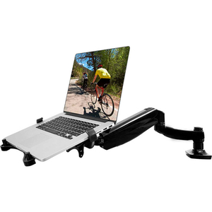 FLEXIMOUNTS DESK LAPTOP MOUNT FOR 11"-17" LAPTOPS, BLACK by Zoxou Inc