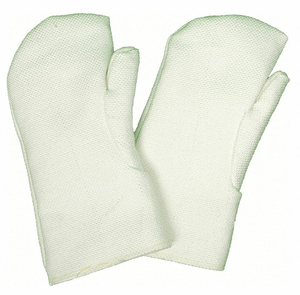 HEAT-RESISTANT MITTENS UNIV. WHITE PR by Newtex