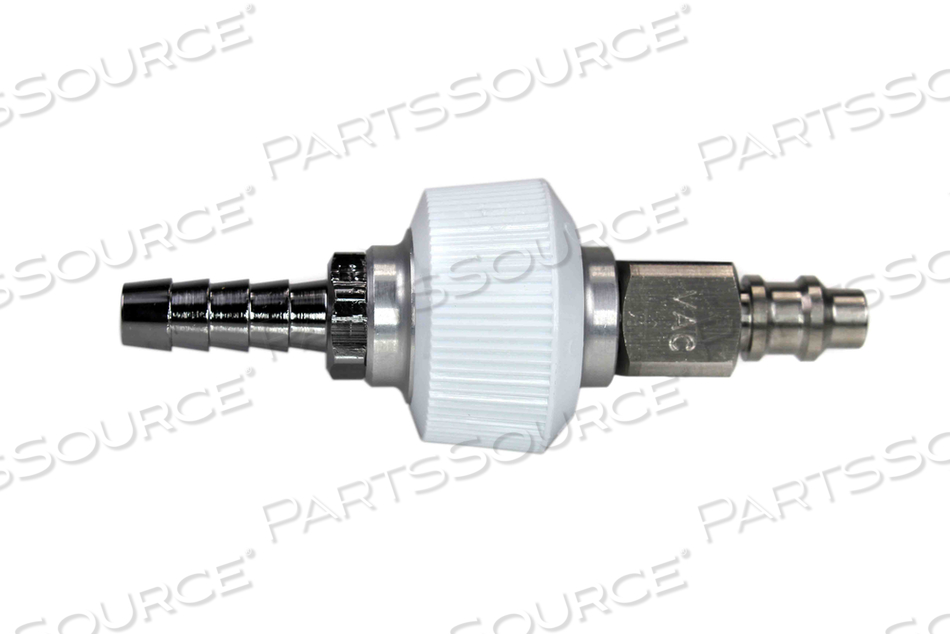 QUICK CONNECT ADAPTER, MALE X 5/16 IN HOSE BARB, WHITE, VACUUM by Bay Corporation