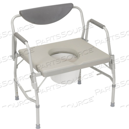 COMMODE, 25.75 IN WD B/W ARMS, 26.25 IN X 17.5 TO 22 IN, 21 LBS by Drive/DeVilbiss Healthcare, Inc COMMODE, 25.75 IN WD B/W ARMS, 26.25 IN X 17.5 TO 22 IN, 21 LBS by Drive/DeVilbiss Healthcare, Inc