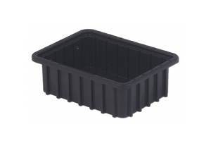 ESD BOX DIVIDER BLACK 15-1/4IN.X5-3/8IN. by Lewisbins