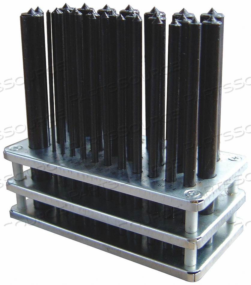 TRANSFER PUNCH SET, SET TYPE PUNCH SET, TYPES INCLUDED TRANSFER PUNCH, NUMBER OF PIECES 25, BLADE TIP SHAPE POINTED, INCLUDES HANDLE NO, MAT by Westward TRANSFER PUNCH SET, SET TYPE PUNCH SET, TYPES INCLUDED TRANSFER PUNCH, NUMBER OF PIECES 25, BLADE TIP SHAPE POINTED, INCLUDES HANDLE NO, MAT by Westward