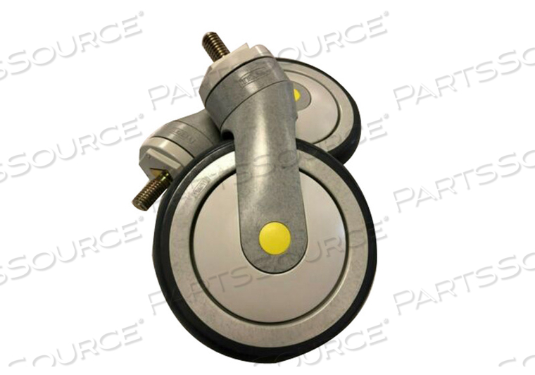 SWIVEL CASTOR, 125 MM DIA, 32 MM WD THREAD, 162 MM by Vyaire Respiratory Diagnostics LLC.