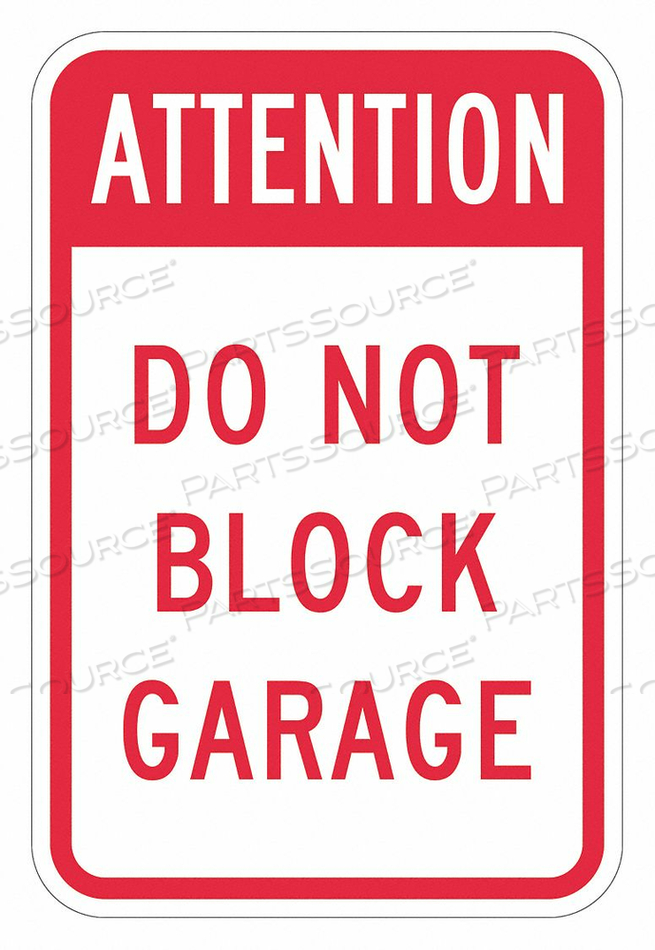 NO PARKING SIGN 18 H 12 W ALUMINUM by Lyle Signs Inc. NO PARKING SIGN 18 H 12 W ALUMINUM by Lyle Signs Inc.