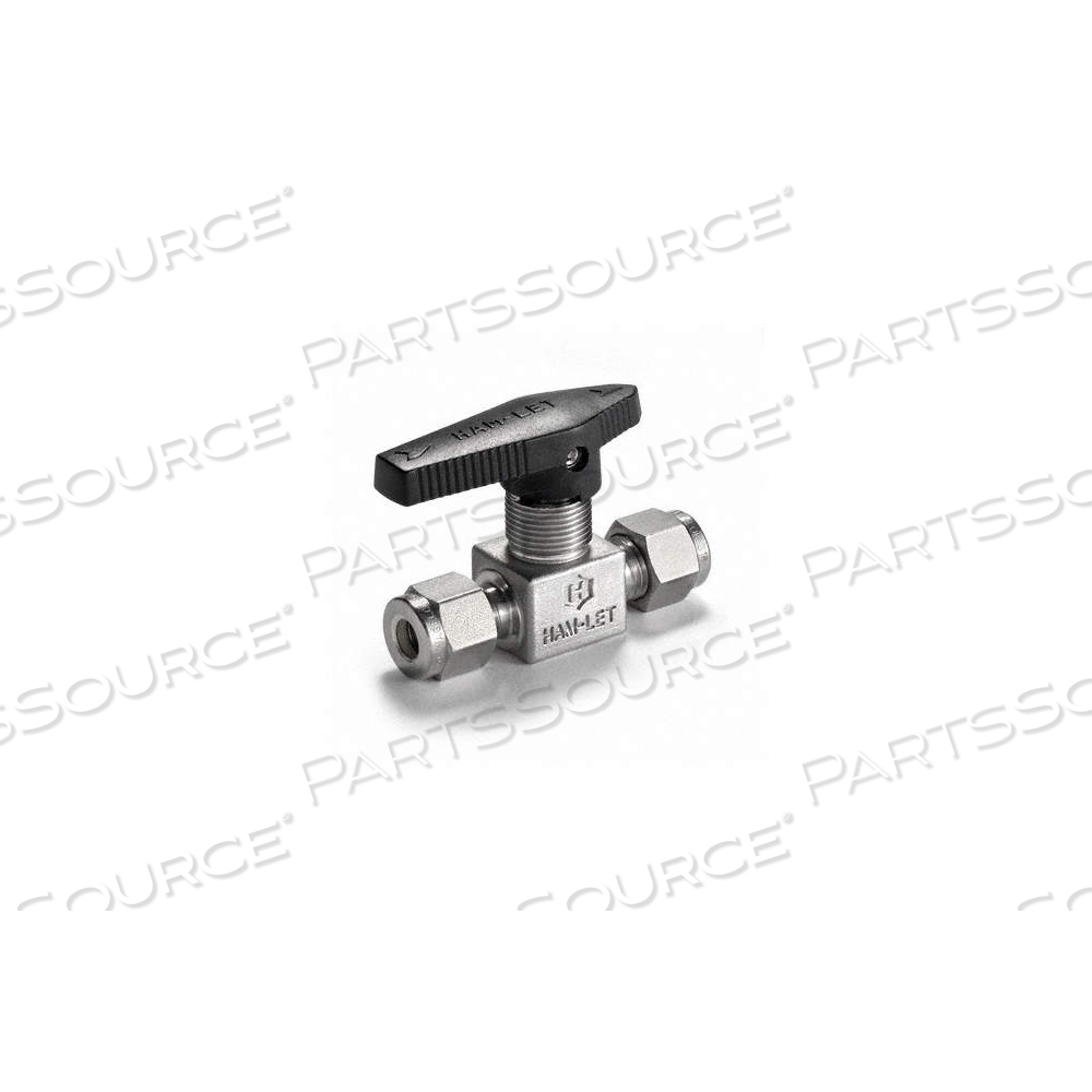 BALL VALVES 6 MM PIPE STRAIGHT PORT by Ham-Let